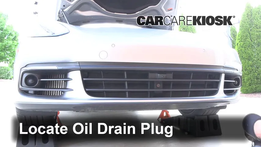 2018 Porsche Panamera 4 E-Hybrid 2.9L V6 Turbo Huile Changer l'huile et le filtre à huile